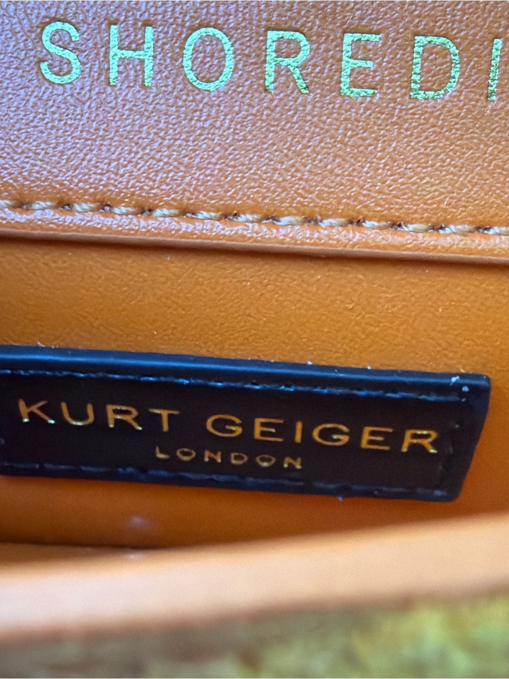 KURT GEIGER Gold-Tone Zebra Velvet Crossbody Bag - NWT- Sliding chain Host pick🩷 - Picture 6 of 7